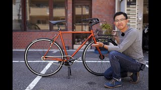 自転車通勤仕様にカスタムしたCinelli tutto