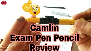 Camlin Exam Pen Pencil - REVIEW | Per pcs -25 rps | Smooth \u0026 Dark Writing. Exam 2.0mm pencil