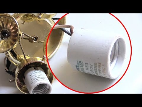 Light Bulb Socket flickering Quick & Easy fix! Light Bulb Socket flickering Quick & Easy fix!