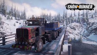 SnowRunner Walkthrough - Mountain Maze | SMG Gameplay