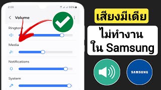 วิธีแก้ไข Media Sound ไม่ทำงานใน Samsung 2024 |  ปัญหาเสียงมีเดียบน Samsung