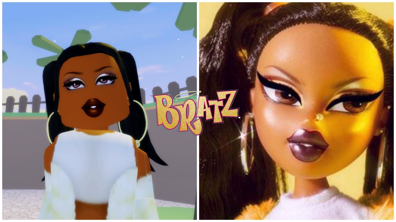 Turning My Roblox Avatar Into A Bratz Doll Youtube