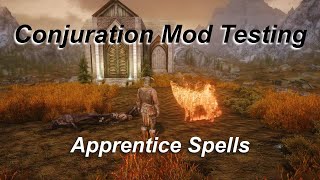 Conjuration Mod Testing Apprentice Spells