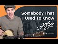 Gotye - Somebody That I Used To Know Guitar Lesson BEGINNER Tutorial Acoustic easy