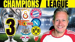 Champions League Predictions 3 ⚽️ Betting Tips on Football today & Tomorrow