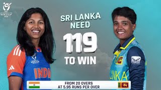 India Women vs Sri Lanka Women 24th U19 T20 World Cup Highlights 2025 | INDW vs SLW T20 Highlights