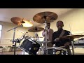 Drummer kid play at Temple of worship fellowship church