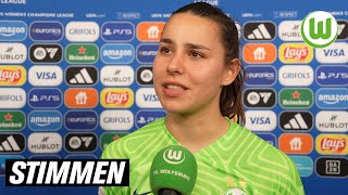 „Gemischte Gefühle“ | Stimmen | UWCL | VfL Wolfsburg - Arsenal Women 2:2