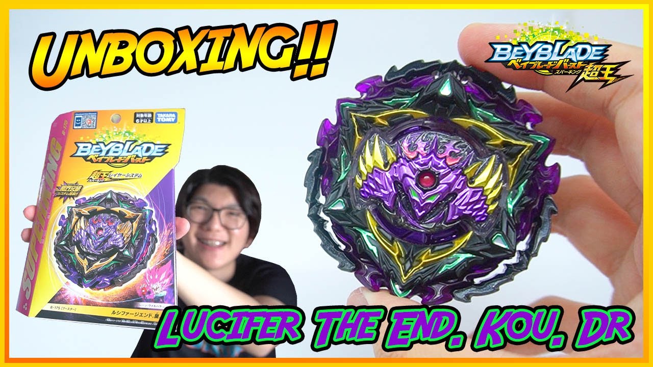 THE END!! Unboxing Lucifer The End . Kou . Dr - Beyblade Burst ...