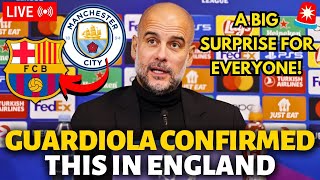 🚨URGENT! GUARDIOLA HAS JUST PARALYZED THE WORLD OF FOOTBALL! NOBODY EXPECTED! BARCELONA NEWS TODAY!