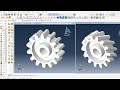 How to draw Spur Gear and Helical Gear-Abaqus