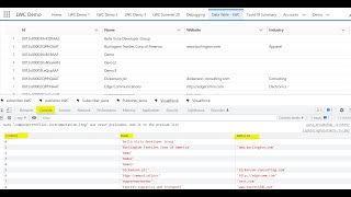 Display objects and arrays as a table using javascript console methods in Lightning Component