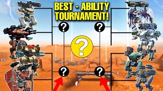 🔥 EVERY INBUILT WEAPON WAR ROBOTS || ABILITY DAMAGE TOURNAMENT! 🏆 || WHICH ABILITY IS BEST? || WR ||