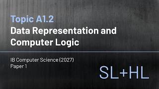 IB Computer Science (2027) - Topic A1.2 - Data Representation and Computer Logic