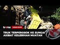 Kelebihan Muatan, Truk Pengangkut Batu Jatuh ke Sungai Usai Jembatan Dilintasinya Ambruk | tvOne