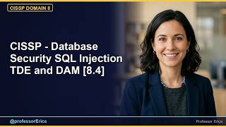 CISSP - Database Security SQL Injection TDE and DAM [8.4]