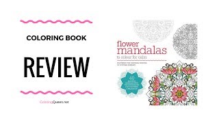 Flower Mandalas  Coloring Book Review