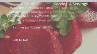 Easy Garlicky Beet Delight Recipe