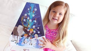 Диана открывает Календарь Diana Opens Advent Calendar "Olaf's Frozen Adventure"