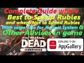 The Walking Dead Survivors - Tips Where Best to spend Rubies & Animal System some Tips &OtherAdvices