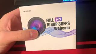 GESMA Webcam 1080P 30FPS Review!