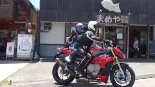 素敵な可愛い娘とタンデム　2016 BMW S1000R　初ライド　最新型 BMW 2016 S1000R　ナンカイ ライディングスクール