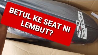 HONDA RS150] REVIEW RINGKAS] FLAT@CURVE] SEAT SPD RACING MANA YANG LAGI LEMBUT?]