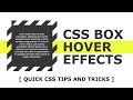 Gradient Hover Effect Using Html and CSS - CSS Hover Effects Tutorial