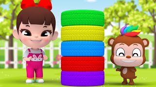 Johny Johny Yes Papa & Color Song Nursery Rhymes For Kids English song | Super Lime & LimeAndToys