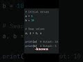 Python Trick: Swapping Variables with Tuple Unpacking