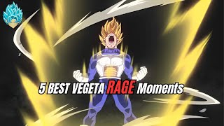 Top 5 Best Vegeta Rage Moments | Dragon Ball Z DBZ DBZ KAI DBS