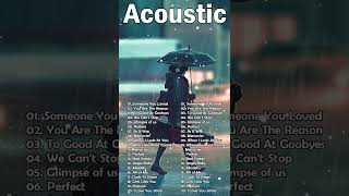 Best English Acoustic Love Songs Playlist 2023 | Soft Acoustic Cover Of Popular  - Someone You Loved