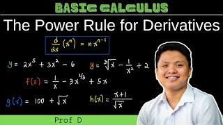 The Power Rule for Derivatives | Basic Rules of Derivatives | Basic Calculus