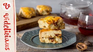 クリームをたっぷりつけてパクリ♪朝食にぴったりないちじくとくるみのスコーン｜How to make Fig \u0026 walnut scones