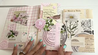 Lazy Sunday Flippy Flipbook Fun! Easy Beginner Flat mail Junk Journal