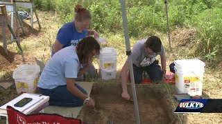 Students dig up history from 1800s during archaeology camp in Trimble County