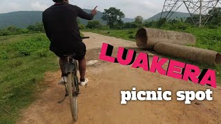 Luakera  Nadi Ghat picnic spot .  Rourkela Odisha.. shortcut road. sector -13