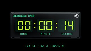 14 SECONDS TIMER - 1080p - COUNTDOWN TIMER