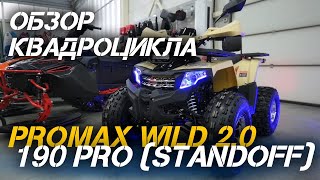 Полный ОБЗОР квадроцикла PROMAX WILD 2.0 190 PRO (STANDOFF) от магазина X-MOTORS!