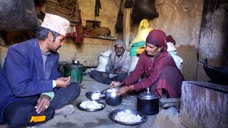 dharme brother's having rice in a villager's house || rural Nepal @ruralnepall