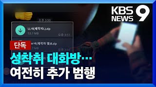 [단독] 보란 듯이 영상 재유포…하지만 ‘엘’은 텔레그램 탈퇴 / KBS  2022.08.31.