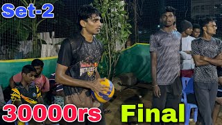 30000rs final | Set-2 | Lotta 🔥,Ashok 🔥, Madhan👌| Salem vs AVS college salem | Mr Love volleyball