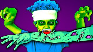 Zombie Game + Zombie Epidemic Song | Nursery Rhymes & Kids Songs