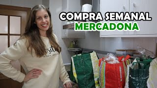 🛒 COMPRA SEMANAL MERCADONA🛒 84€ para 4 PERSONAS