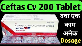 Ceftas CV 200 Tablet Uses | Cefixime \u0026 Potassium Clavulanate Tablets | Dosage And Side Effects |