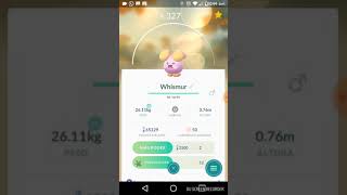 Evolucion de Whismur a Loudred y a Exploud