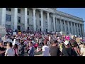 Protesters rally in Salt Lake City for abortion rights