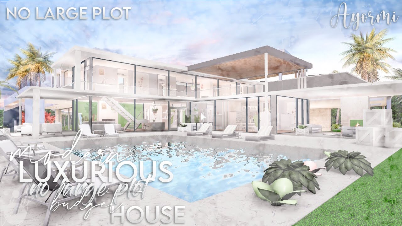 Aesthetic Modern Mansion Bloxburg