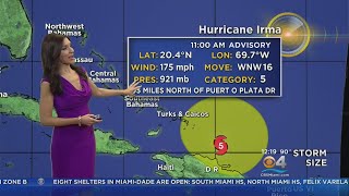 Tracking Hurricane Irma 9-7-17 12PM