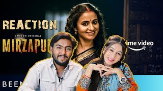 Beena Recaps Mirzapur Reaction | Rasika Dugal | Amazon Original | Acha Sorry Reaction